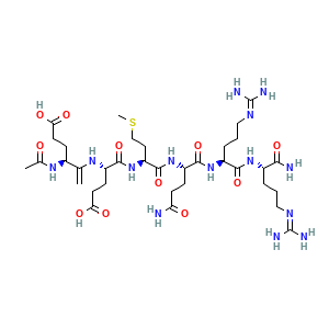 Argireline Acetil Hexapéptido-8 estructura molecular CAS 616204-22-9