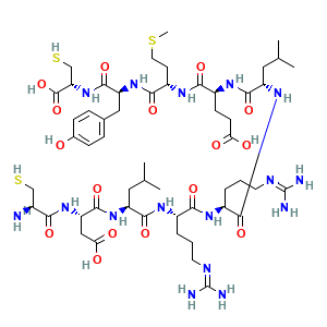 Estructura molecular Decapéptido-4 CAS 2227218-71-3