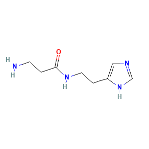 Descarboxi Carnosina (Carcinina) estructura molecular CAS 56897-53-1