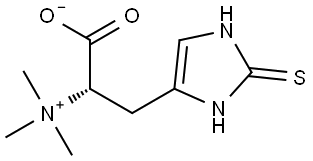 Ergotioneína (EGT) estructura molecular CAS 497-30-3