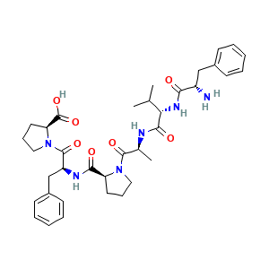 Estructura molecular Hexapéptido-11 Filmexel CAS 161258-30-6