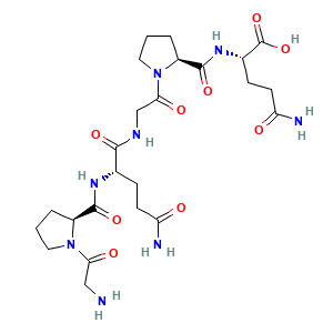 Estructura molecular Hexapéptido-9 Collaxyl CAS 885024-94-2