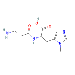 Estructura molecular L-Anserina CAS 584-85-0