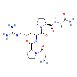 Estructura molecular Pentapéptido-3 Vialox CAS 135679-88-8