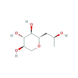 S-Hidroxipropil Tetrahidropiranotriol estructura molecular CAS 868156-46-1